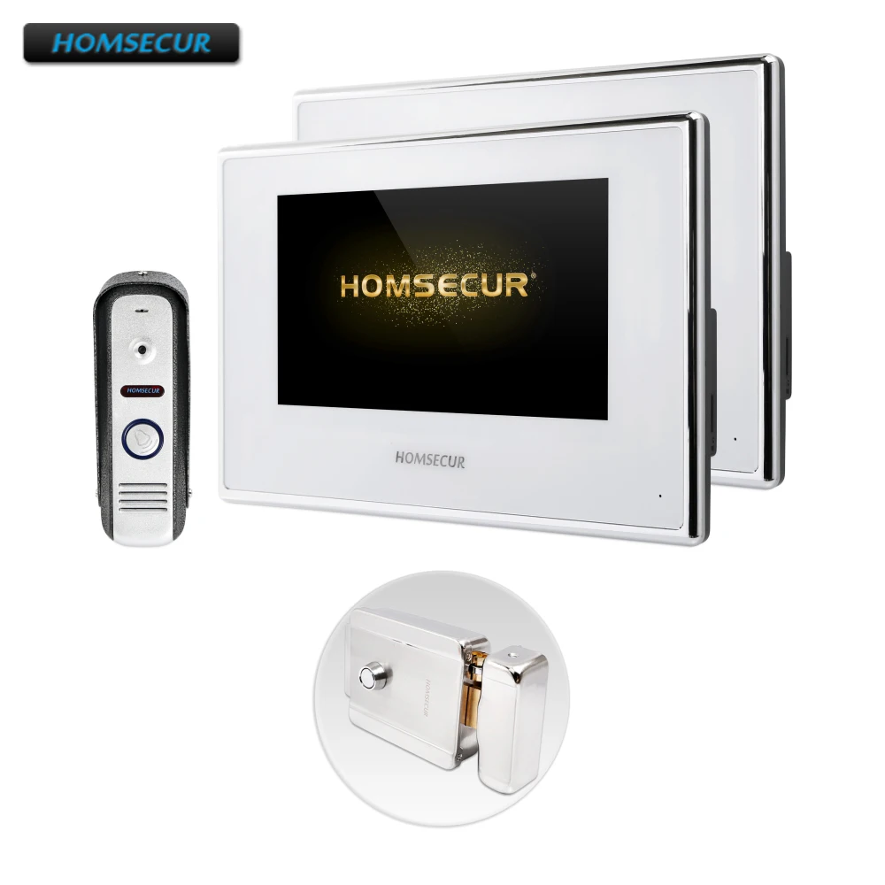 HOMSECUR 4 Wire AHD Video Door Phone Intercom System with Video Mailbox for Home Security BC021HD-S+BM718HD-W
HOMSECUR 4 Wire AHD Video Door Phone Intercom System with Video Mailbox for Home Security BC021HD-S+BM718HD-W