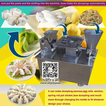 Buy 80mm size automatic dumpling making machine, samosa spring roll empanada Pierogi maker machine with different shape,4800 pcs
Buy 80mm size automatic dumpling making machine, samosa spring roll empanada Pierogi maker machine with different shape,4800 pcs