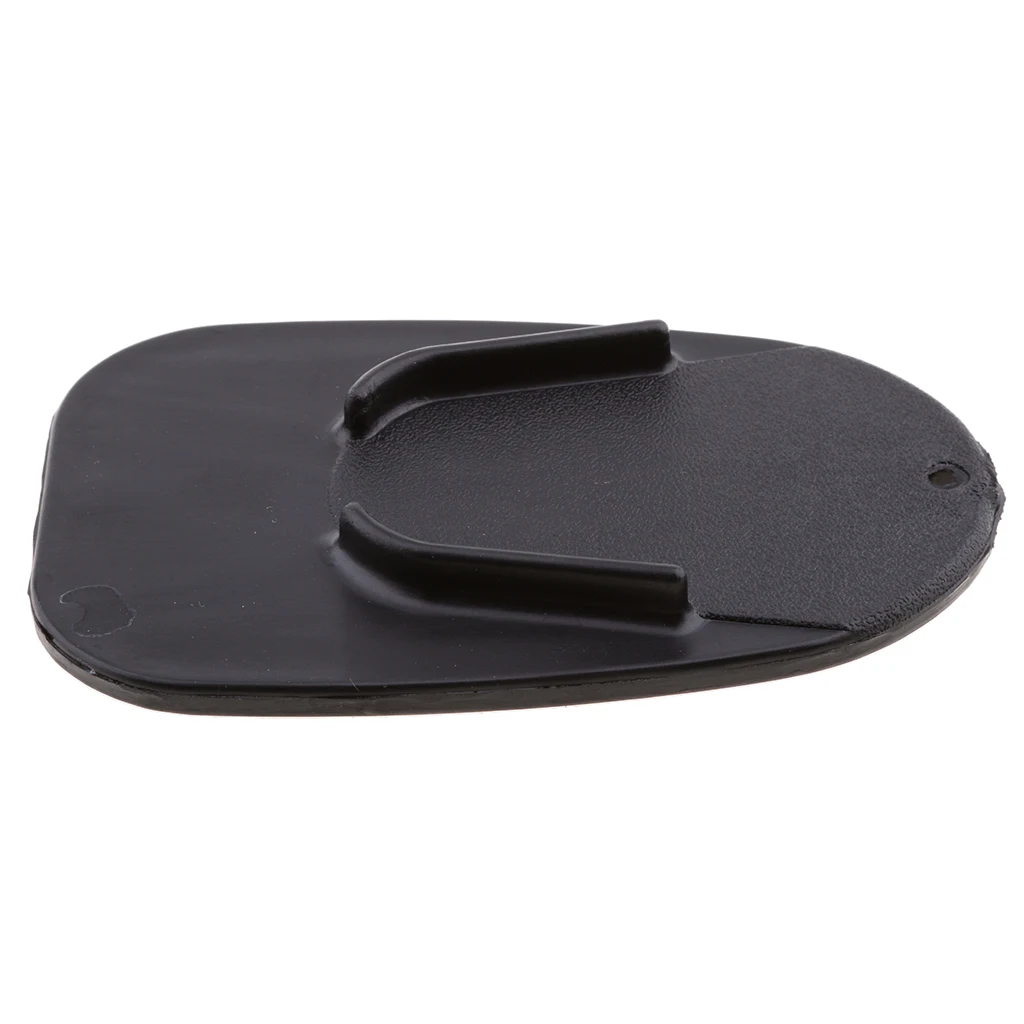 Black Universal Plastic Sidestand Kickstand Extension Enlarge Foot Plate Pad for Motorcycle 125mm*80mm*10mm Black Universal Plastic Sidestand Kickstand Extension Enlarge Foot Plate Pad for Motorcycle 125mm*80mm*10mm