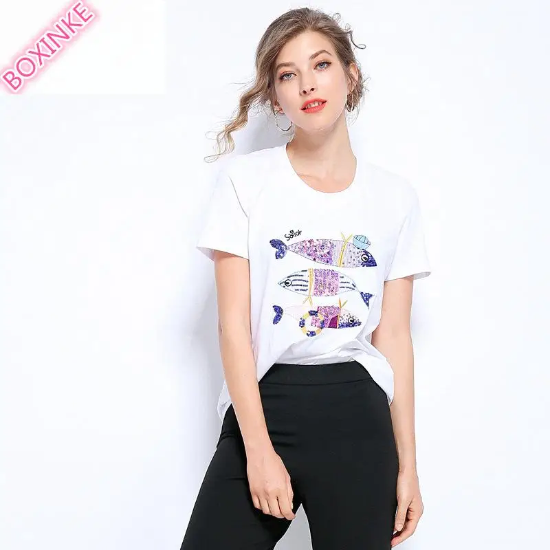 Tumblr Limited Kpop Large-size Women's Wear In The Summer Of 2019 New Fat Mm T-shirt Sequins Embroidery Show Thin And Jacket
Tumblr Limited Kpop Large-size Women's Wear In The Summer Of 2019 New Fat Mm T-shirt Sequins Embroidery Show Thin And Jacket