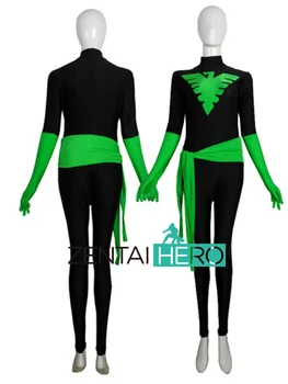 Free Shipping DHL Elastic Lycar Black Green X-men Jean Grey Phoenix Superhero Costumes For 2016 Halloween XMJG1711
Free Shipping DHL Elastic Lycar Black Green X-men Jean Grey Phoenix Superhero Costumes For 2016 Halloween XMJG1711