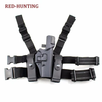 Tactical Auto Lock Duty Right Hand Leg Thigh Quick Pistol Holster w/ 2x Magazine Pouch for Glock 17 19 21
Tactical Auto Lock Duty Right Hand Leg Thigh Quick Pistol Holster w/ 2x Magazine Pouch for Glock 17 19 21