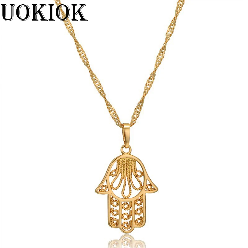 Hand of Fatima Necklaces Pendants Gold Color Arabic Palm Hamsa Vintage Chain Jewelry Men Women Gift dropshipping
Hand of Fatima Necklaces Pendants Gold Color Arabic Palm Hamsa Vintage Chain Jewelry Men Women Gift dropshipping