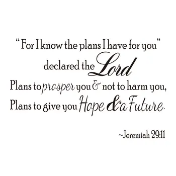 Jesus God Lord Bless Church home Decoration Lord Jeremiah29:11 bedroom wall sticker pvc Material removable Wall decal
Jesus God Lord Bless Church home Decoration Lord Jeremiah29:11 bedroom wall sticker pvc Material removable Wall decal
