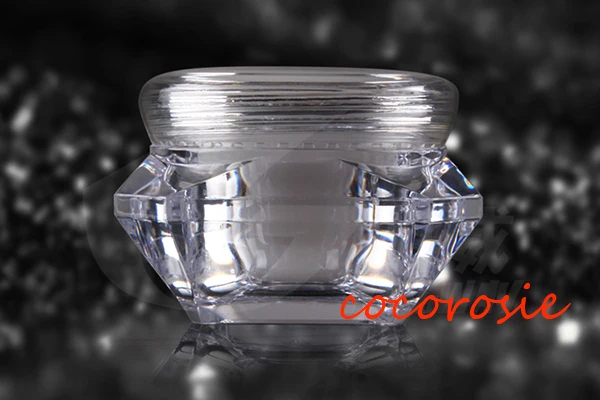 (30 piece/lot)5g diamond jar Cosmetic Containers jar round Acrylic jar for cream lip balm containers
(30 piece/lot)5g diamond jar Cosmetic Containers jar round Acrylic jar for cream lip balm containers