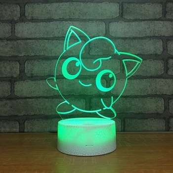 Small lovely3D Night Light Creative Illusion 3d Lamp LED 7 Color changing Table Desk Lamp For Children Xmas Gift
Small lovely3D Night Light Creative Illusion 3d Lamp LED 7 Color changing Table Desk Lamp For Children Xmas Gift