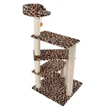 M7 43" Stable Cute Sisal Cat Climb Holder Cat Tower Leopard Print Cat Toy 
M7 43" Stable Cute Sisal Cat Climb Holder Cat Tower Leopard Print Cat Toy