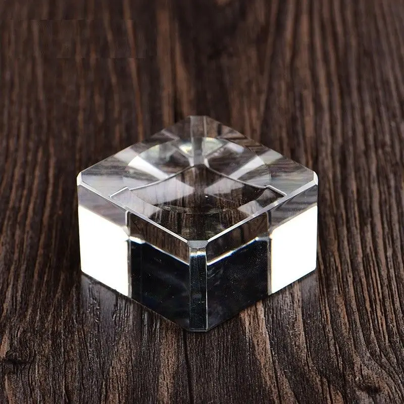 2 SIZES 1 PC Clear Square Dimple Crystal Ball Display Bases Table Holder Stand Home Gift Natural QUARTZ Crystals 
2 SIZES 1 PC Clear Square Dimple Crystal Ball Display Bases Table Holder Stand Home Gift Natural QUARTZ Crystals