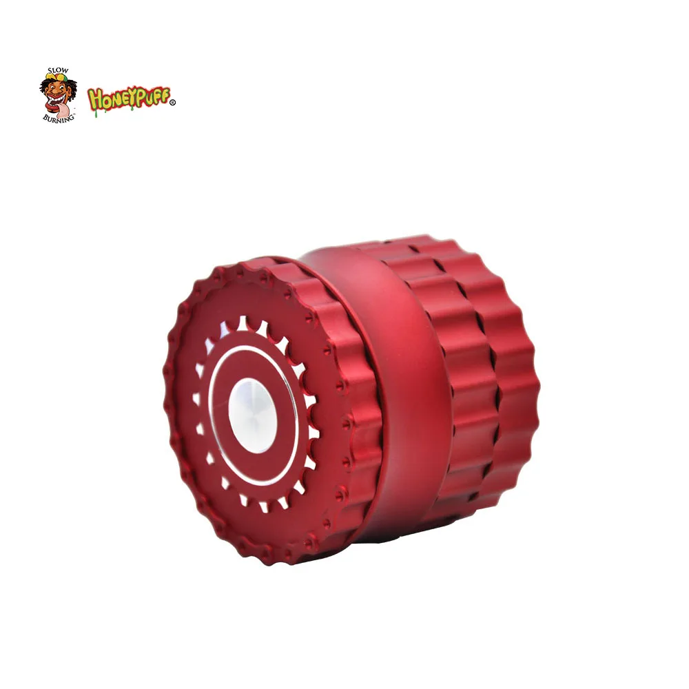 HONEYPUFF Gear Premium Aviation Aluminum Tobacco Herb Grinder 60 MM Sharp Shark Teeth Spice Mill Rasta Smoking Herbal Grinder
HONEYPUFF Gear Premium Aviation Aluminum Tobacco Herb Grinder 60 MM Sharp Shark Teeth Spice Mill Rasta Smoking Herbal Grinder