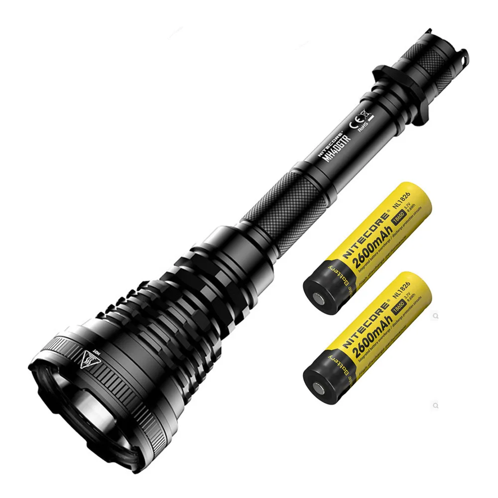 NITECORE MH40GTR DC Charging Flashlight CREE XP-L HI V3 max 1200 lumen beam throw 1004 meter Tactical torch Hunting Sports Light
NITECORE MH40GTR DC Charging Flashlight CREE XP-L HI V3 max 1200 lumen beam throw 1004 meter Tactical torch Hunting Sports Light