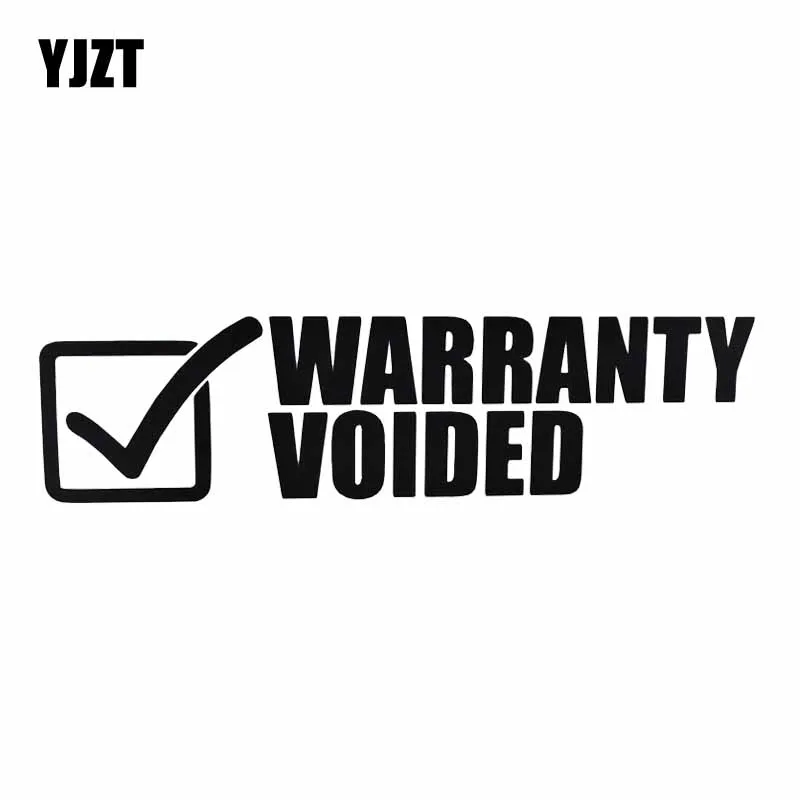 YJZT x см гарантия наклейка для автомобиля с узором цвет черный/серебристый |