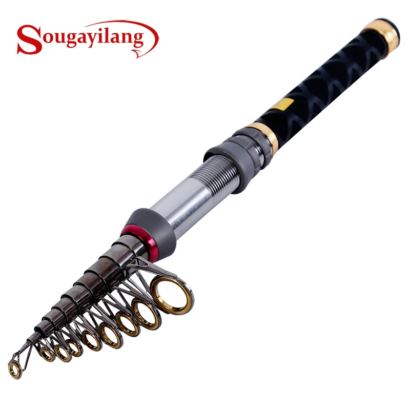Sougayilang 1.3-2.4m Mini Fishing Rod Spinning Fishing Rod Portable Carbon Fiber Rod Pocket Telescopic Fishing Rod De Pesca
Sougayilang 1.3-2.4m Mini Fishing Rod Spinning Fishing Rod Portable Carbon Fiber Rod Pocket Telescopic Fishing Rod De Pesca
