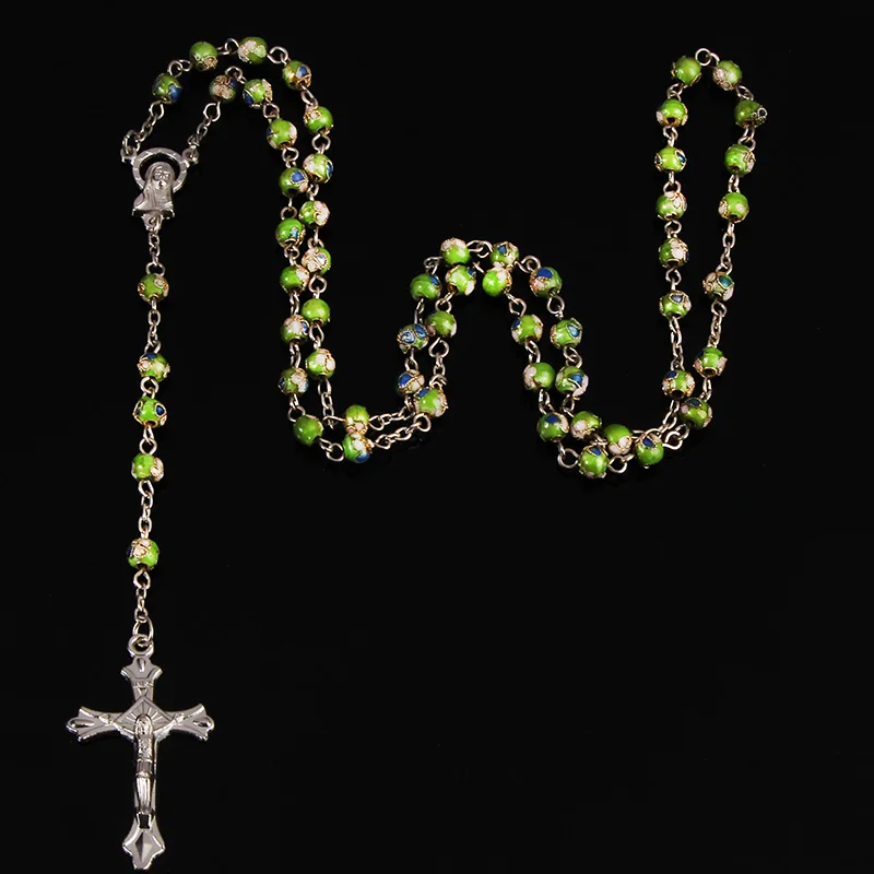 

Висячее ожерелье с четкой подвеской, крест с гвоздиком, христианский центр Девы Марии, религиозная бижутерия