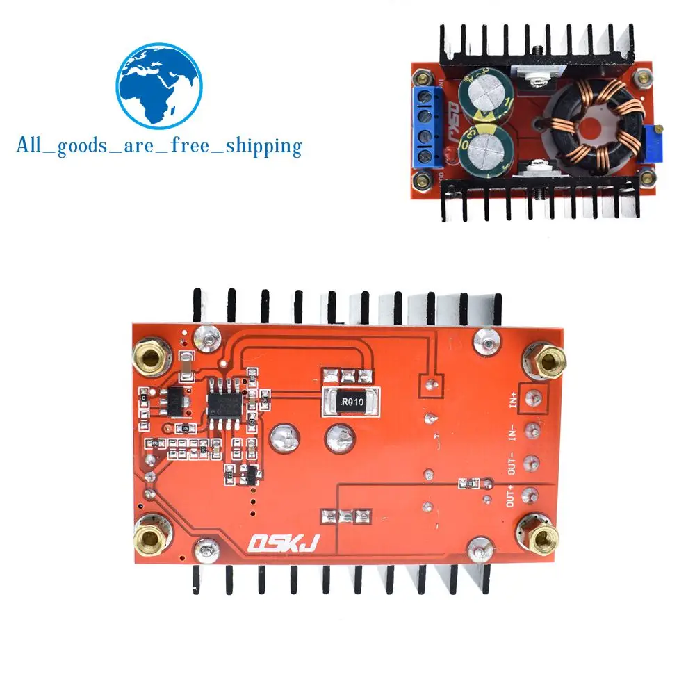 10-30V to 12-35V Step Up CV CC 150W 10A DC DC Boost Converter Car Power Supply LED Driver Charger Adjustable Voltage Regulator
10-30V to 12-35V Step Up CV CC 150W 10A DC DC Boost Converter Car Power Supply LED Driver Charger Adjustable Voltage Regulator