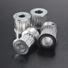 GT2 16 zębów 20 zębów otwór 5mm/6.35mm/8mm rozrządu Alumium koło pasowe pasuje do GT2 10mm otwarty pasek rozrządu do drukarki 3D(China)