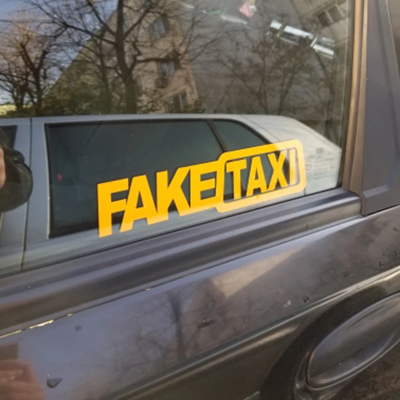 1pcs Funny Car Sticker FAKE TAXI Reflective Car Sticker Car Window Decal 20CM*4.3CM
1pcs Funny Car Sticker FAKE TAXI Reflective Car Sticker Car Window Decal 20CM*4.3CM