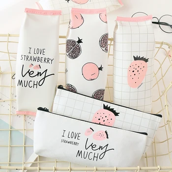 Korean Cute School Stationery Leather Canvas Pen Bag Students Pencil bag Lovely Pink Strawberry
Korean Cute School Stationery Leather Canvas Pen Bag Students Pencil bag Lovely Pink Strawberry
