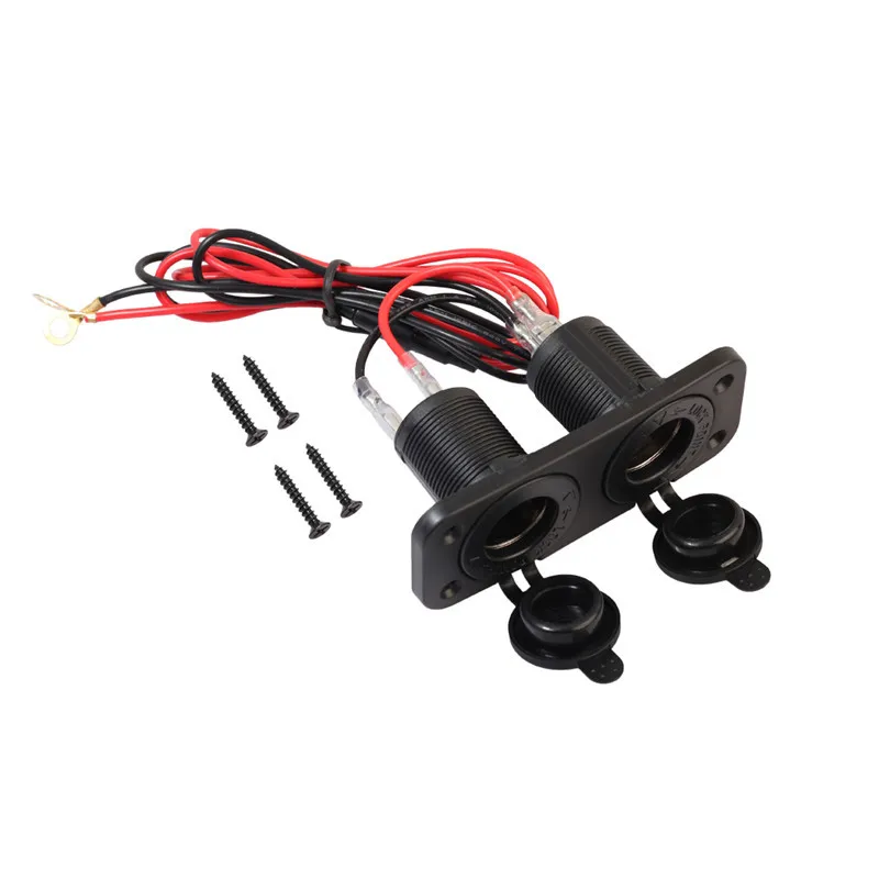 Waterproof 2x12V 10A Dual Car Cigarette Lighter Socket Power Charger Cigarette Lighter Plug for Car Truck
Waterproof 2x12V 10A Dual Car Cigarette Lighter Socket Power Charger Cigarette Lighter Plug for Car Truck