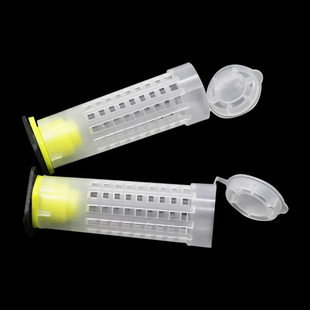 Cylindrical Bee Queen Cage Farm Bee Tools Protection Bee Queen device Queen Bee feeding system Beekeeping Equipment 50 Pcs
Cylindrical Bee Queen Cage Farm Bee Tools Protection Bee Queen device Queen Bee feeding system Beekeeping Equipment 50 Pcs