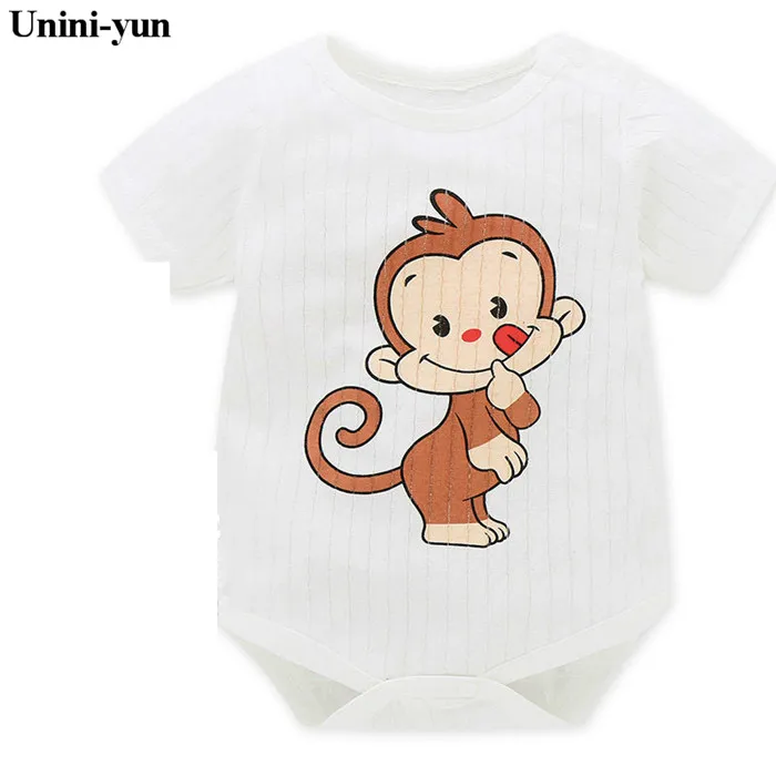 2017 Baby Romper Girl and Boy Short Sleeve Monkey Print Summer Clothing for Newborn Jumpsuits & Rompers Infant clothes 3M
2017 Baby Romper Girl and Boy Short Sleeve Monkey Print Summer Clothing for Newborn Jumpsuits & Rompers Infant clothes 3M