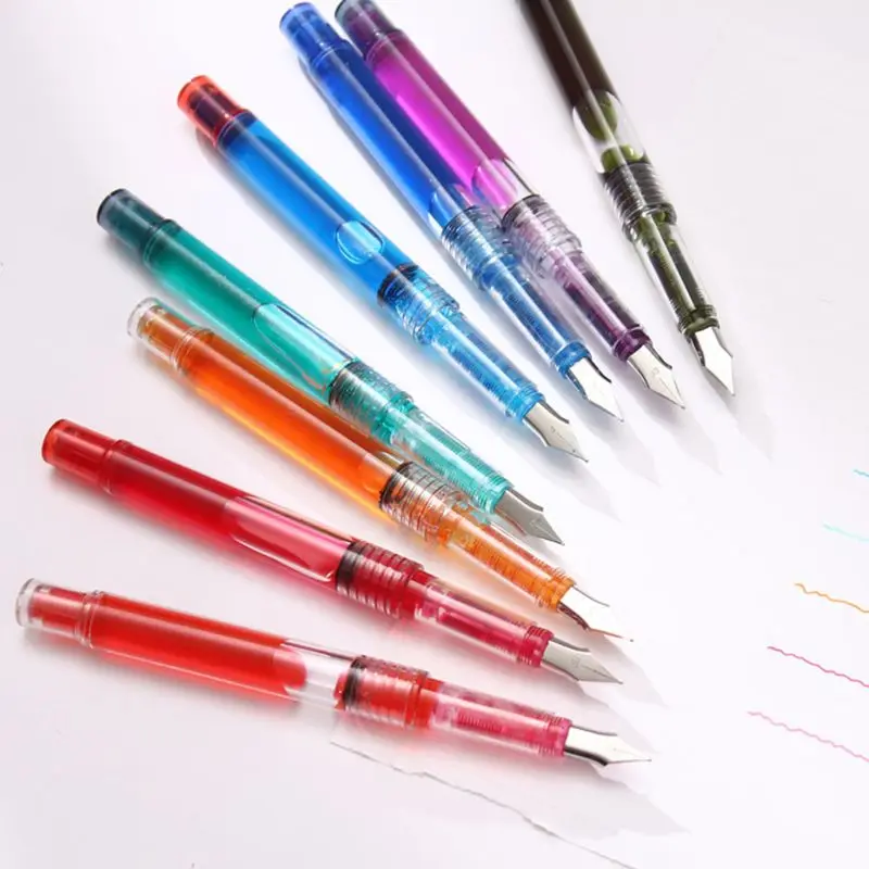 Luxury Transparent Fountain Pen Extra Fine EF F Nib Calligraphy Stationery Business Student Xmas Gifts
Luxury Transparent Fountain Pen Extra Fine EF F Nib Calligraphy Stationery Business Student Xmas Gifts