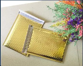 18*23cm Gold Poly Bubble Mailing Mailer Shipping Padded Envelopes Bags Thicken gold Shockproof CourierBubble Envelope Pouch
18*23cm Gold Poly Bubble Mailing Mailer Shipping Padded Envelopes Bags Thicken gold Shockproof CourierBubble Envelope Pouch