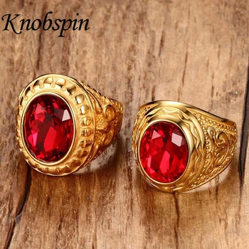 Hot sale men Jewelry High polished gold men rings Charm red Rhinestone Best bague homme femme gift US Size 8-12
Hot sale men Jewelry High polished gold men rings Charm red Rhinestone Best bague homme femme gift US Size 8-12