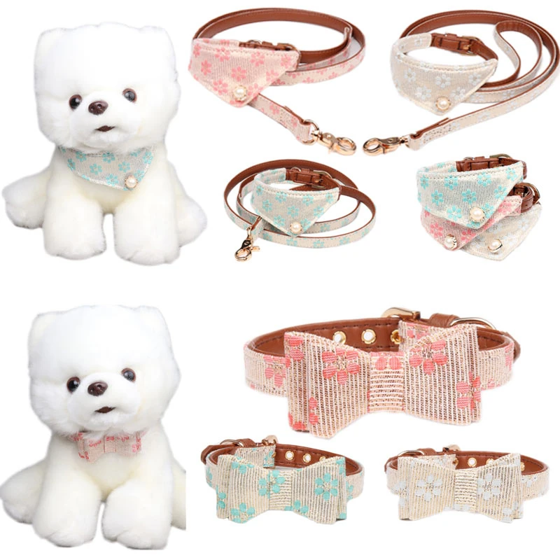 Cute PU Leather Pet Dog Bandana Bib Scarf Cat Collar Neck Strap leash Rope Neckerchief Print Floral Fabric New Fashion
Cute PU Leather Pet Dog Bandana Bib Scarf Cat Collar Neck Strap leash Rope Neckerchief Print Floral Fabric New Fashion