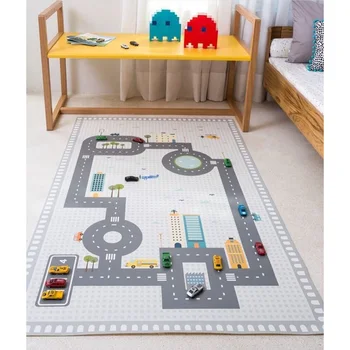 INS 130*80cm Digital Road Mat Synthetic Fiber Non-slip Thick Play Mat Funny Game Props for Baby Room 1set Baby Playmat
INS 130*80cm Digital Road Mat Synthetic Fiber Non-slip Thick Play Mat Funny Game Props for Baby Room 1set Baby Playmat