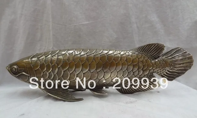 00533 18" China Chinese Bronze Animals Sculpture JiXiang Wealth Lucky Fish Statue
00533 18" China Chinese Bronze Animals Sculpture JiXiang Wealth Lucky Fish Statue