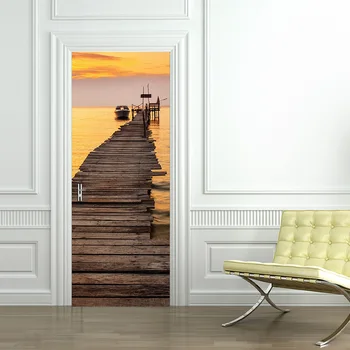 Seaside Sunset Wharf Door Decoration Stickers Self Adhesive DIY Wood Steel Door Renovation Wallpapers Waterproof Door Mural New
Seaside Sunset Wharf Door Decoration Stickers Self Adhesive DIY Wood Steel Door Renovation Wallpapers Waterproof Door Mural New