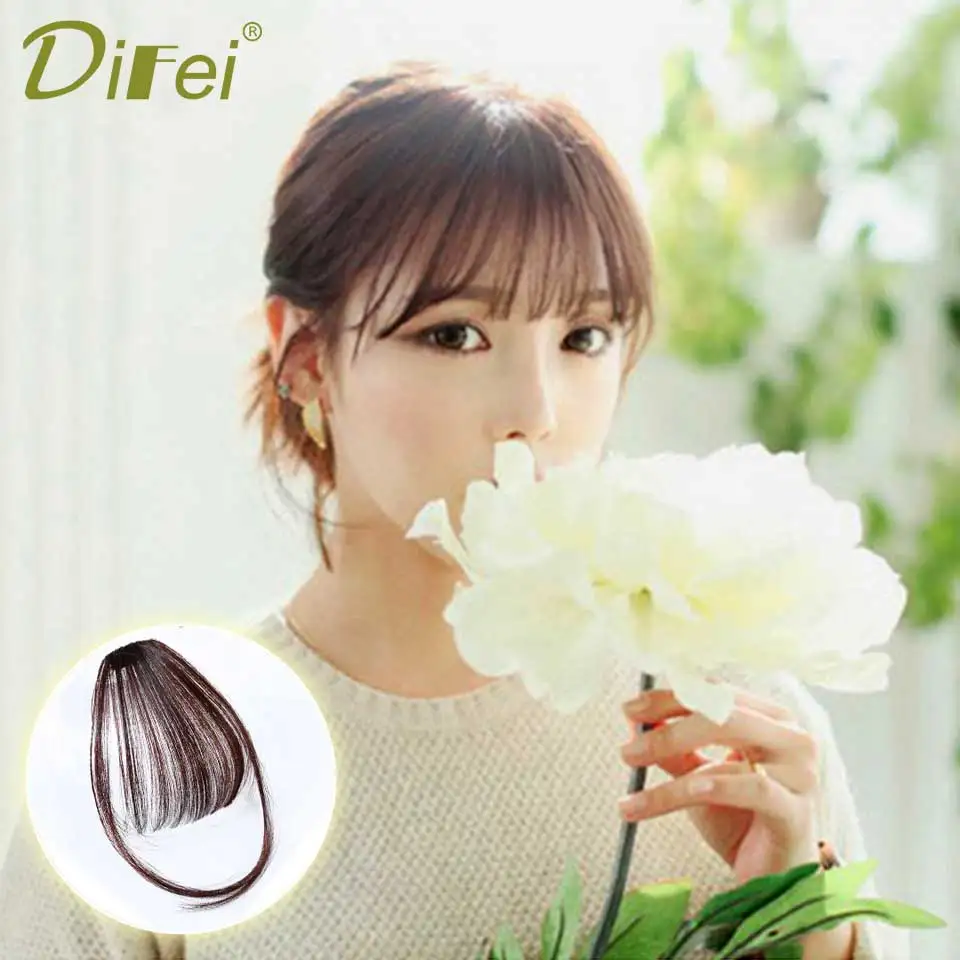 DIFEI Short Straight Synthetic Bangs Women Natural Short Fake Hair Piece Clip In Hair Extensions High Temperature Fiber
DIFEI Short Straight Synthetic Bangs Women Natural Short Fake Hair Piece Clip In Hair Extensions High Temperature Fiber
