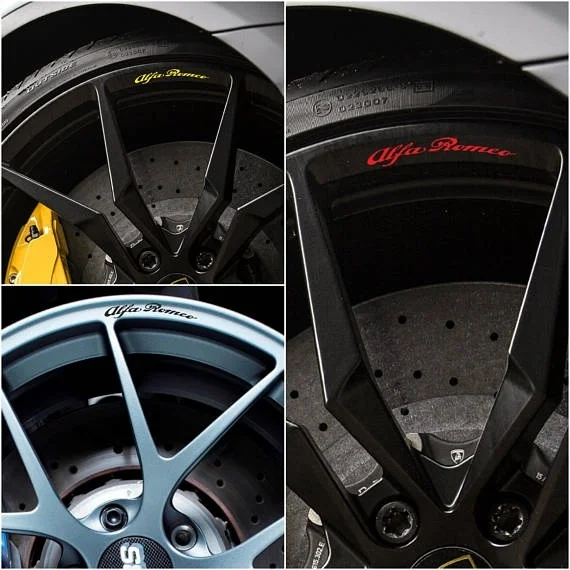 For x8 ALFA ROMEO Rims Alloy Wheel Decals Stickers Stelvio Giulia 4C Spider Mito 156 Gta 147 Giulietta Spark Qv
For x8 ALFA ROMEO Rims Alloy Wheel Decals Stickers Stelvio Giulia 4C Spider Mito 156 Gta 147 Giulietta Spark Qv
