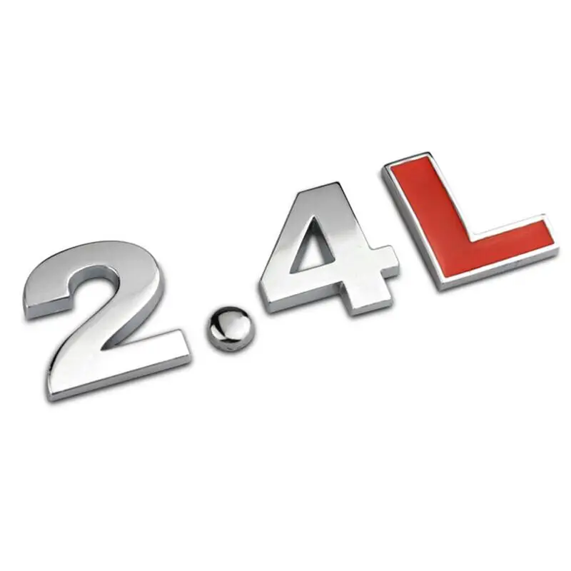 Car 3D Metal 2.4L 2.5T V6T V8T R Line Logo Sticker Emblem Badge Decals for Mazda KIA VW TOYOTA BMW Ford Focus Car Styling
Car 3D Metal 2.4L 2.5T V6T V8T R Line Logo Sticker Emblem Badge Decals for Mazda KIA VW TOYOTA BMW Ford Focus Car Styling