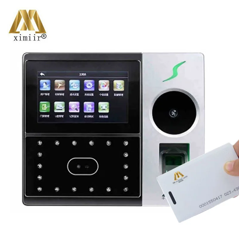 

High Quality Pface202 With 125KHz RFID Card Reader TCP/IP Biometric Face And Palm Time Attendance Access Control