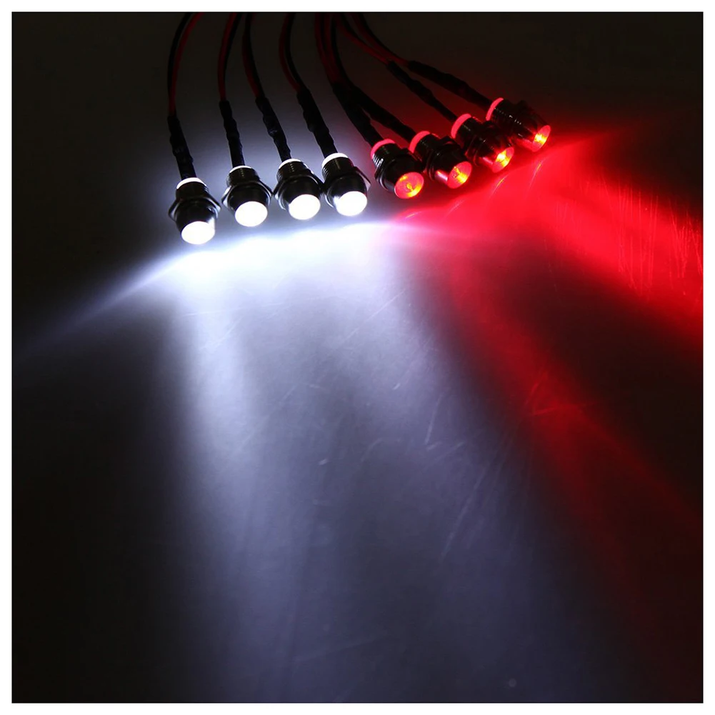 New 8 LED Upgrade Parts 5mm White Color Red Color LED Light Set for HSP RC Cars
New 8 LED Upgrade Parts 5mm White Color Red Color LED Light Set for HSP RC Cars
