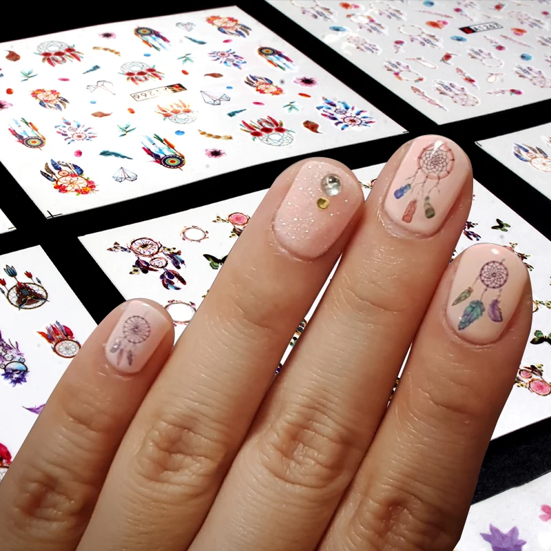 44 Designs Dream Cather Nail Art Beauty Water Transfer Decals Nail Sticker Tattoos Gel Polish DIY Charm Nail Foils
44 Designs Dream Cather Nail Art Beauty Water Transfer Decals Nail Sticker Tattoos Gel Polish DIY Charm Nail Foils