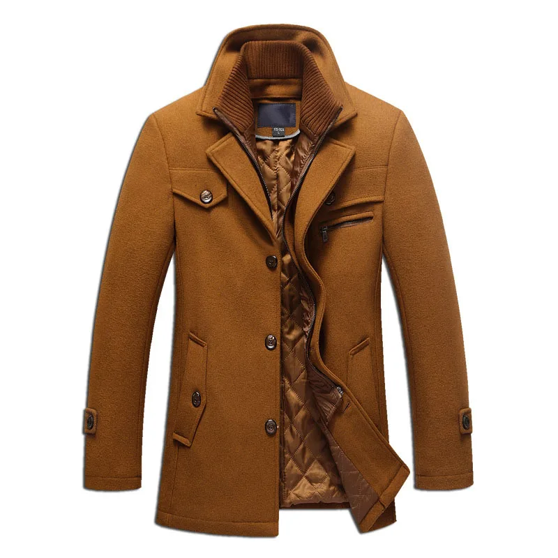 Drop Shipping Men's Jackets Winter 4XL Thick Windbreaker Wool Warm Coats turn-down collar casual Fashion Men 9new clothing
Drop Shipping Men's Jackets Winter 4XL Thick Windbreaker Wool Warm Coats turn-down collar casual Fashion Men 9new clothing