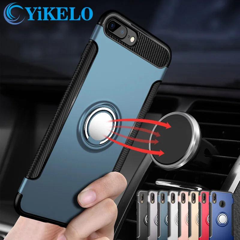 YiKELO Car Stand Magnetic Bracket Finger Ring TPU PC Case for Huawei P8 P9 P10 P20 Mate 9 10 Nova 2 2i 2s 3e Lite Pro Plus 2017
YiKELO Car Stand Magnetic Bracket Finger Ring TPU PC Case for Huawei P8 P9 P10 P20 Mate 9 10 Nova 2 2i 2s 3e Lite Pro Plus 2017