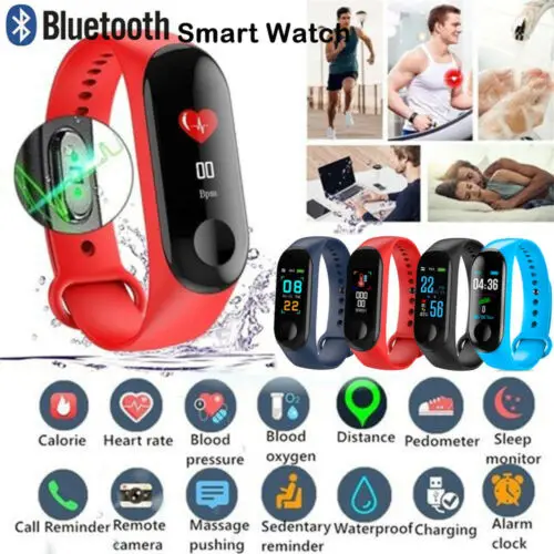 2019 Latest M3X Smart Watch Heart Rate Blood Pressure Monitor Sports Tracker Bracelet
2019 Latest M3X Smart Watch Heart Rate Blood Pressure Monitor Sports Tracker Bracelet