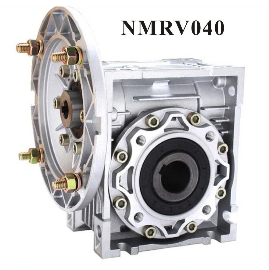 NMRV040 Worm Reducer 7.5:1 - 100 :1 Ratio 11mm 14mm input shaft RV40 Worm Gearbox Speed Reducer
NMRV040 Worm Reducer 7.5:1 - 100 :1 Ratio 11mm 14mm input shaft RV40 Worm Gearbox Speed Reducer