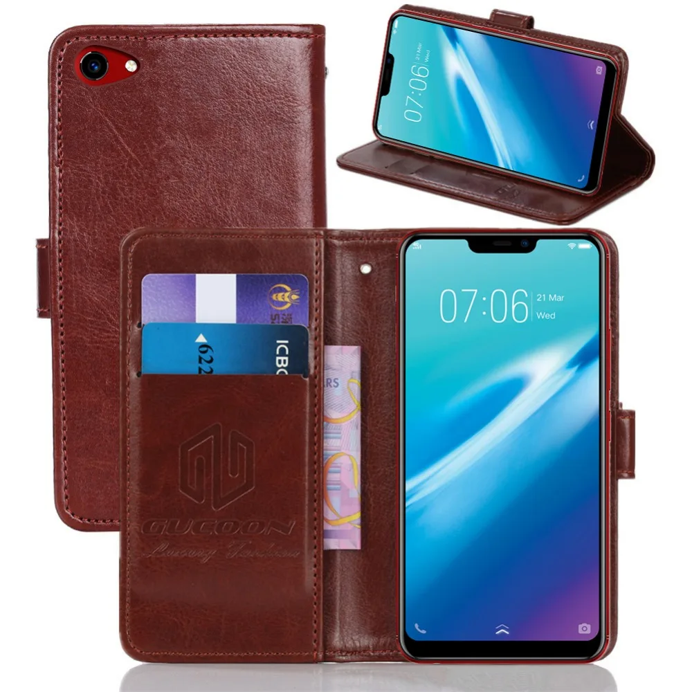 GUCOON Classic Wallet Case for Vivo V11i X23 Y81 Y81s Y81i Y83 Pro Y97 Cover PU Leather Flip Case Fashion Phone Bag Shield
GUCOON Classic Wallet Case for Vivo V11i X23 Y81 Y81s Y81i Y83 Pro Y97 Cover PU Leather Flip Case Fashion Phone Bag Shield