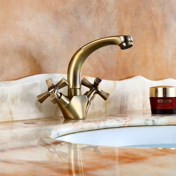 MYNAH Russia Classic Style Brass Sink Basin Faucet Bathroom Faucet Polished Screw Switch Double Handle Single Hole M1059B
MYNAH Russia Classic Style Brass Sink Basin Faucet Bathroom Faucet Polished Screw Switch Double Handle Single Hole M1059B