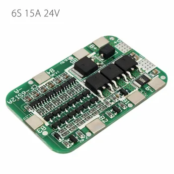 PCB BMS 6S 15A 24V Battery Protection Board For 18650 Li-ion Lithium Battery Cell
PCB BMS 6S 15A 24V Battery Protection Board For 18650 Li-ion Lithium Battery Cell
