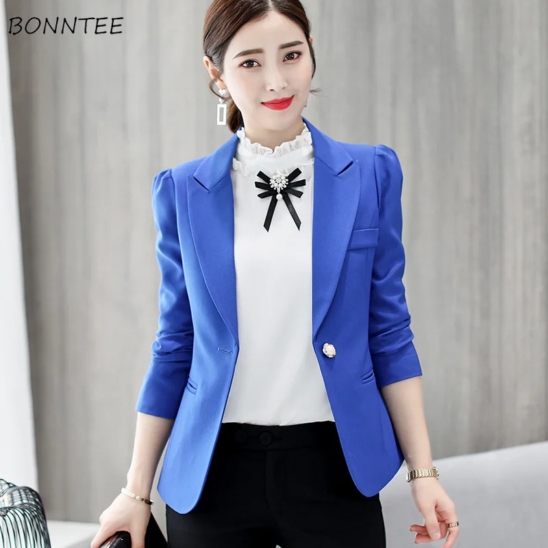 Blazers Women Simple Candy Color Elegant Slim Womens Long Sleeve Blazer All-match Elegant Single Button Korean Style Daily Chic
Blazers Women Simple Candy Color Elegant Slim Womens Long Sleeve Blazer All-match Elegant Single Button Korean Style Daily Chic