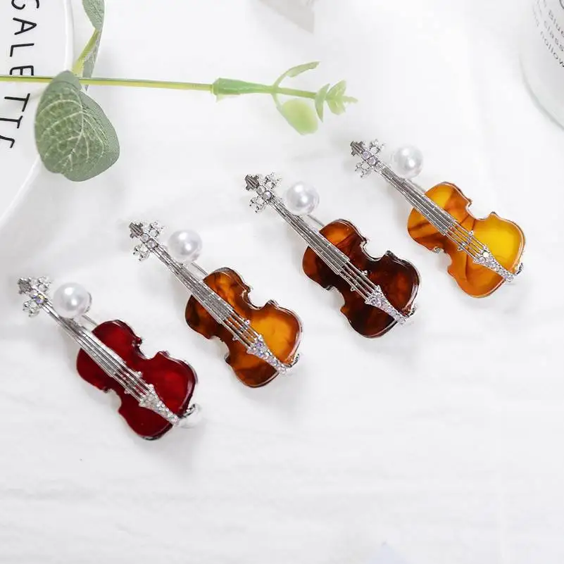 Vintage Violin Brooch Men's Suit Badge Broche Pin Punk Gothic Medal Brooches For Women Badges Accessories Bijoux hijab pins
Vintage Violin Brooch Men's Suit Badge Broche Pin Punk Gothic Medal Brooches For Women Badges Accessories Bijoux hijab pins