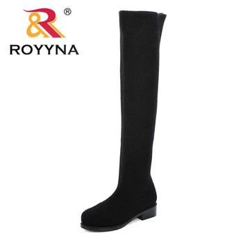 ROYYNA 2019 Women Boots Over The Knee Boots Woman Stretch Fabric Knee High Boots Female Spring Autumn Women Shoes Botas Mujer
ROYYNA 2019 Women Boots Over The Knee Boots Woman Stretch Fabric Knee High Boots Female Spring Autumn Women Shoes Botas Mujer