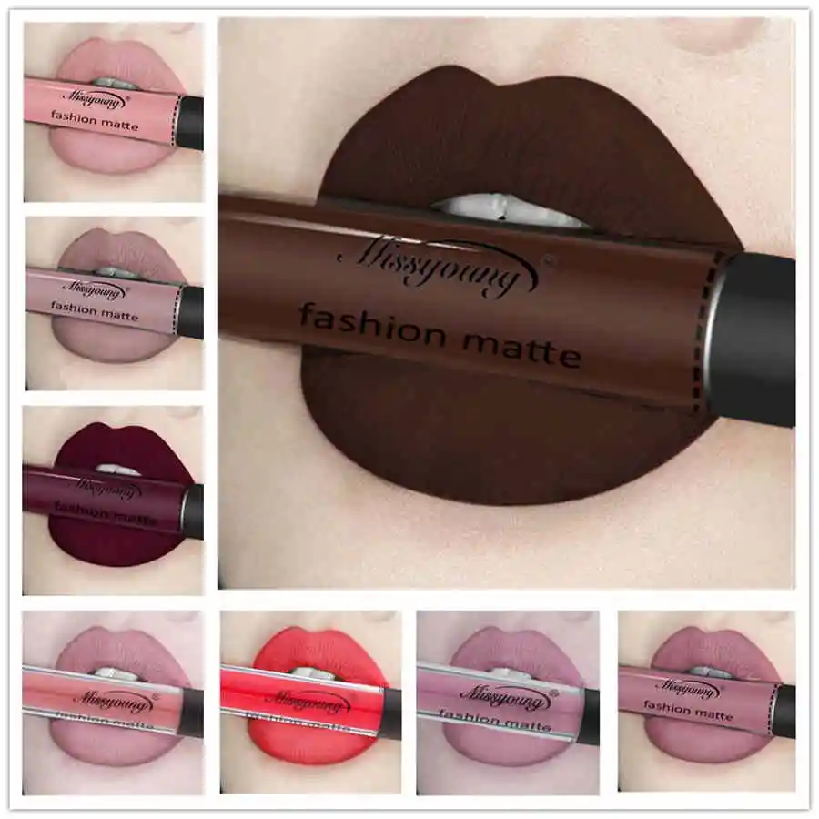 Sexy Chocolate 1 Pcs Lipstick Matte Waterproof Velvet Lip Stick 18 Colors Pigments Makeup Matte Lipsticks Beauty Lips
Sexy Chocolate 1 Pcs Lipstick Matte Waterproof Velvet Lip Stick 18 Colors Pigments Makeup Matte Lipsticks Beauty Lips