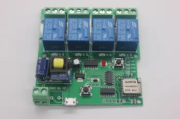 AC 220V 2200W 4 way 4 Channel WiFi Wireless Switch Relay Delay Phone Remote Controller Via APP Smart Home
AC 220V 2200W 4 way 4 Channel WiFi Wireless Switch Relay Delay Phone Remote Controller Via APP Smart Home