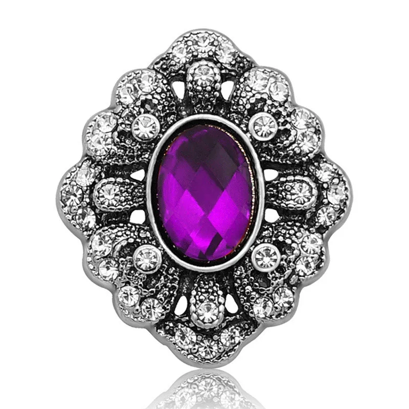 18MM Snap Buttons Vintage Purple Crystal Flower Fit Snap Bracelet Snap Jewelry Jewelry Party Wedding Gift Wholesale
18MM Snap Buttons Vintage Purple Crystal Flower Fit Snap Bracelet Snap Jewelry Jewelry Party Wedding Gift Wholesale